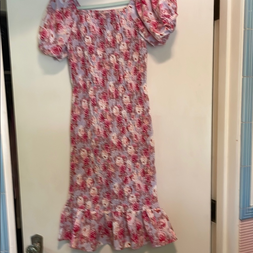 Pink Floral Dress